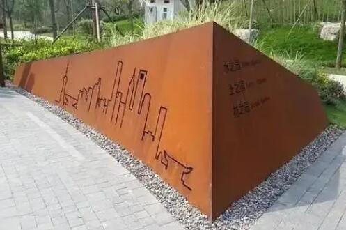 玉林耐候钢挡土墙